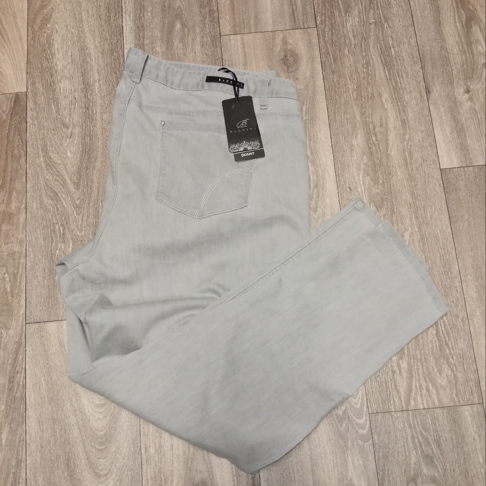 Baccini gray jeans size 24w new with tags